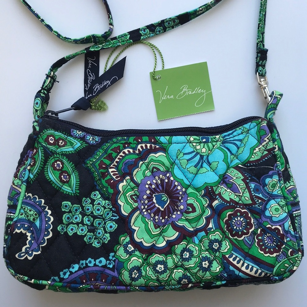 VERA BRADLEY Small Crossbody Purse Blue Rhapsody
